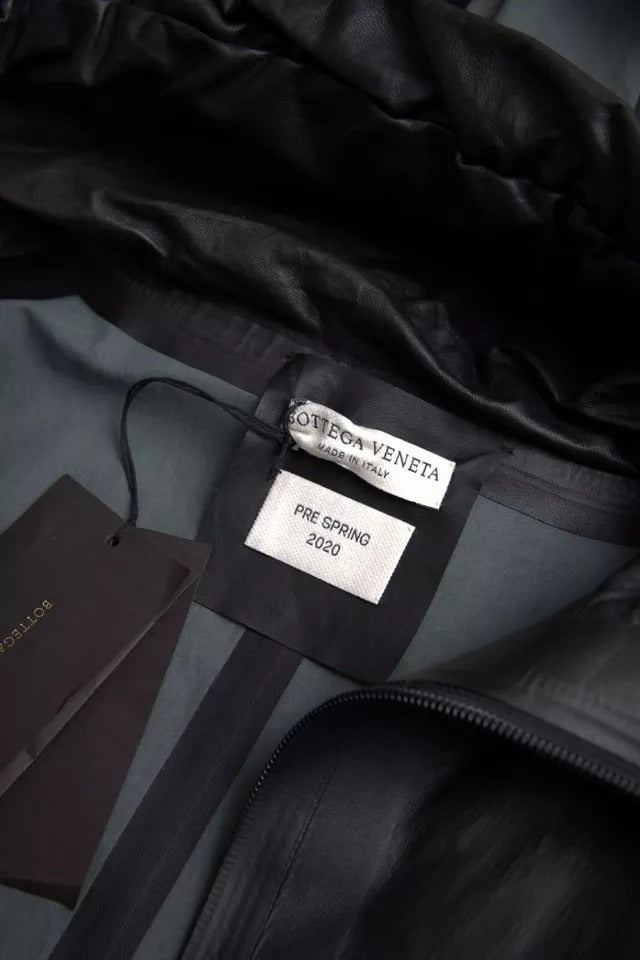 Bottega Veneta Black Trench Coats for Men additional view