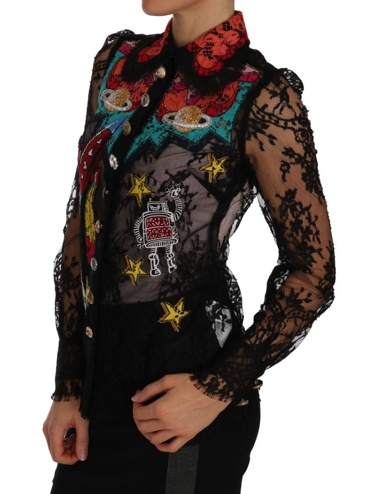 Dolce & Gabbana Black Blouse for Women detail view