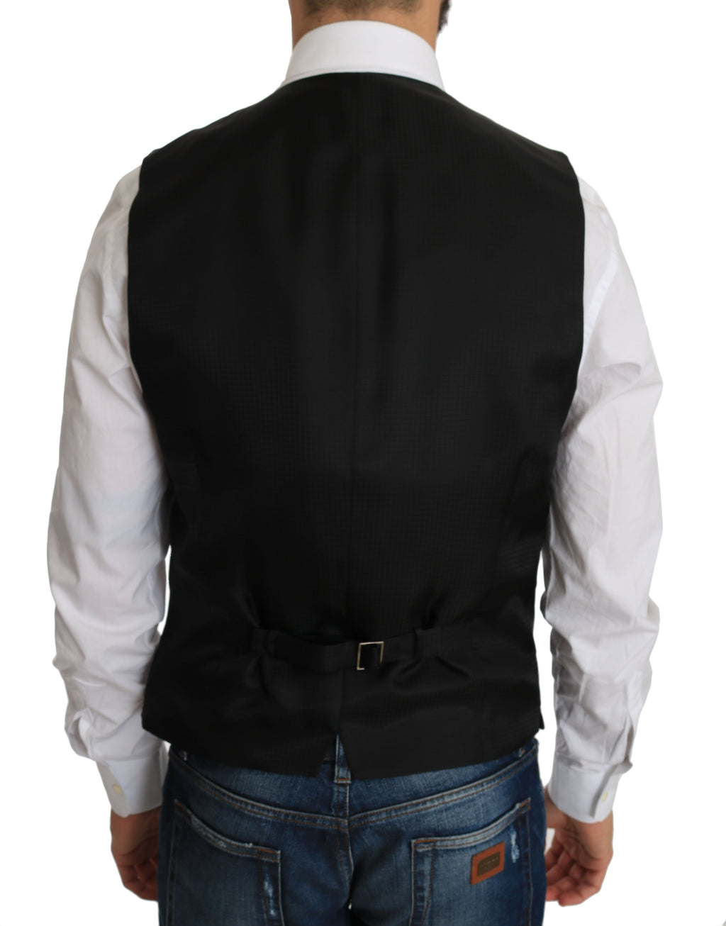 Dolce & Gabbana Black Waistcoats for Men side view