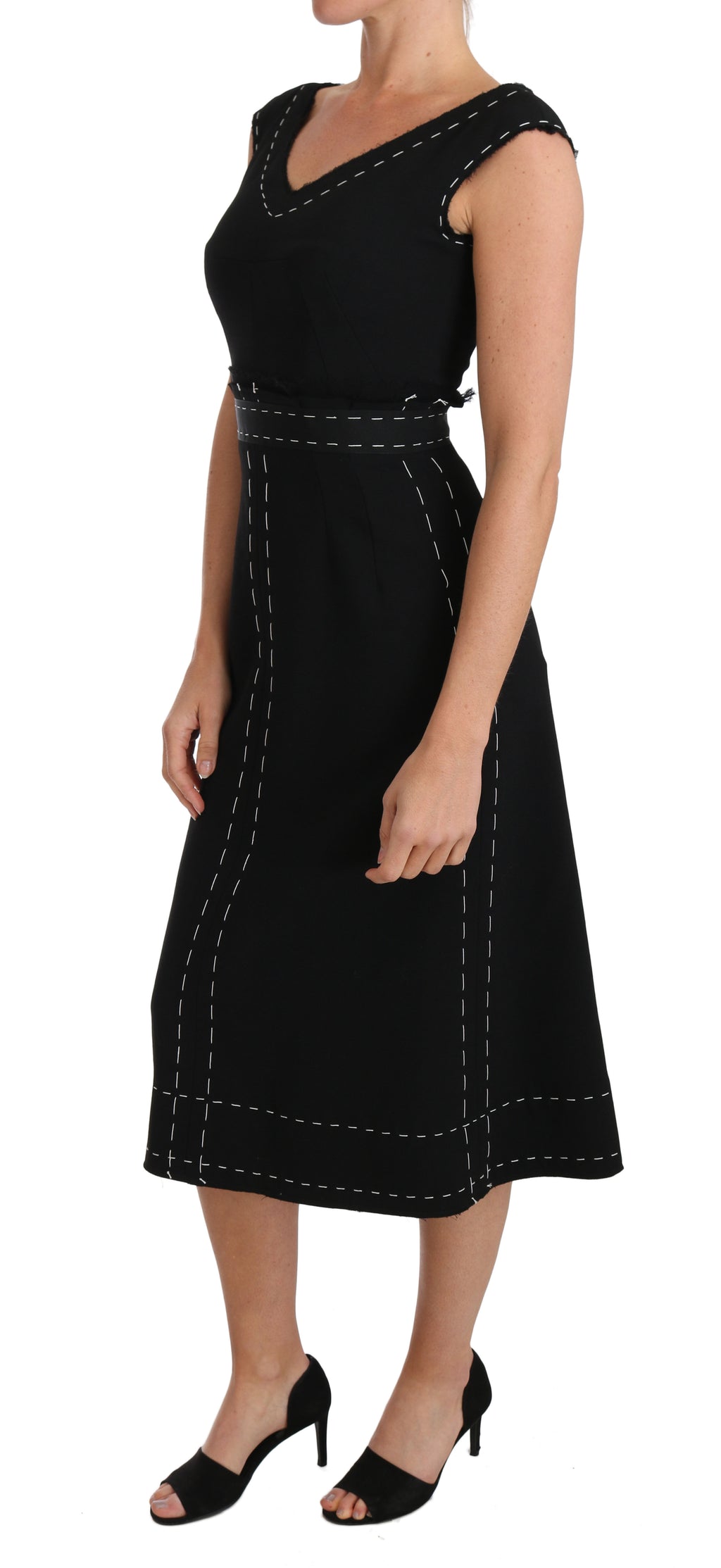 Dolce & Gabbana Black Midi Dress for Women alternate view