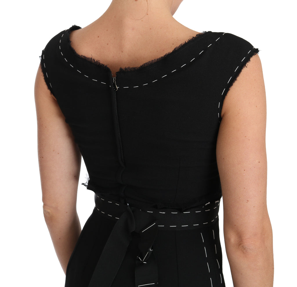 Dolce & Gabbana Black Midi Dress for Women additional view