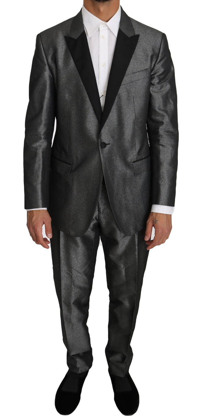 Costume deux pièces MARTINI gris à motifs Dolce & Gabbana