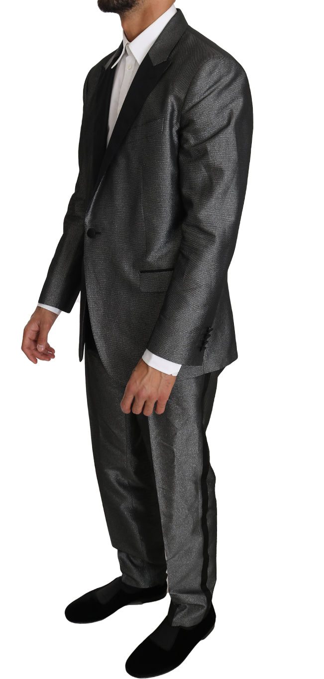 Costume deux pièces MARTINI gris à motifs Dolce & Gabbana
