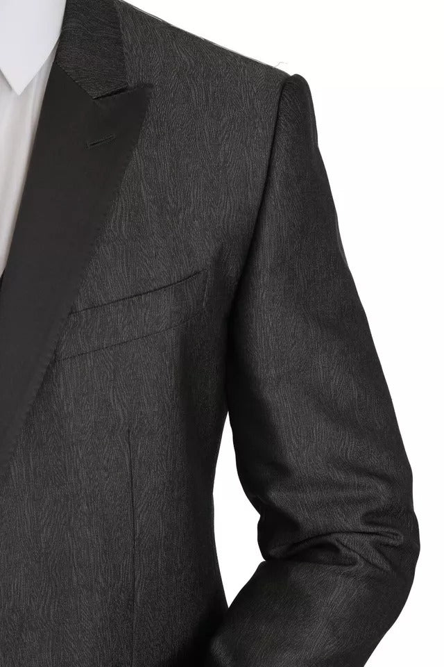 Ensemble 2 pièces Dolce & Gabbana gris MARTINI : gilet et blazer