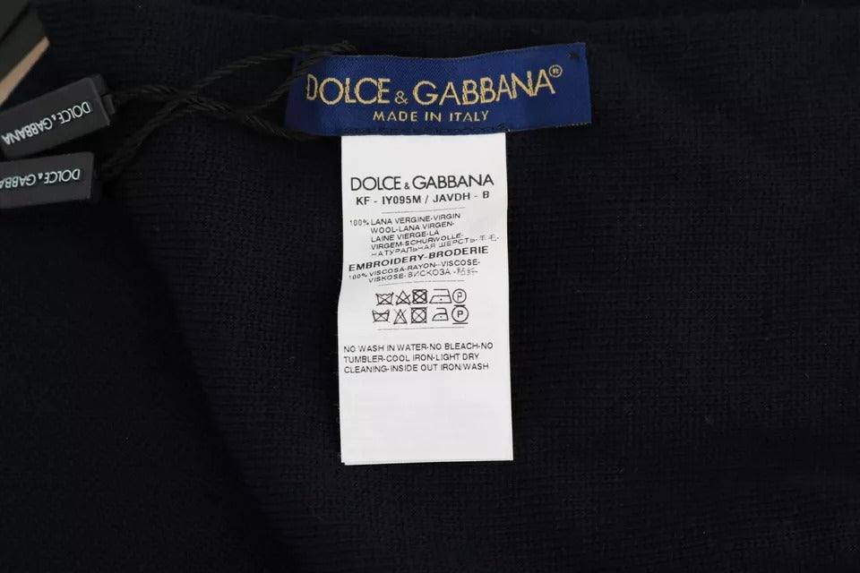 Dolce & Gabbana Blue Scarf for Men additional view
