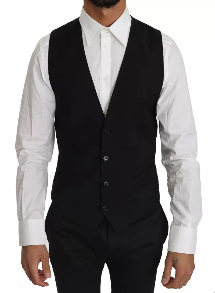 Dolce & Gabbana Black Waistcoats for Men alternate view