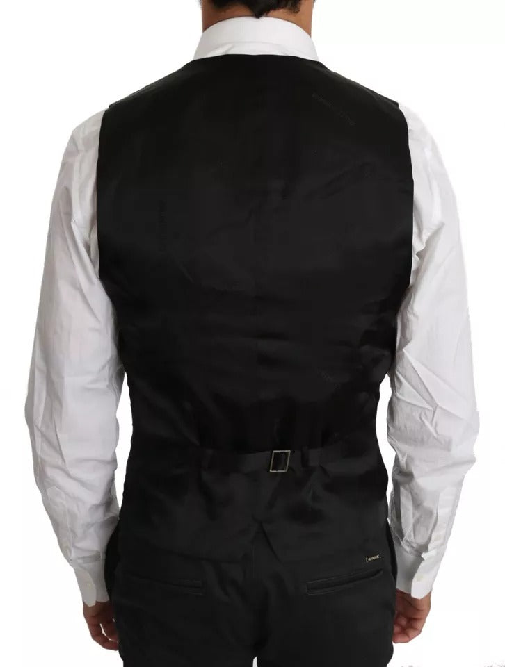 Dolce & Gabbana Black Waistcoats for Men side view