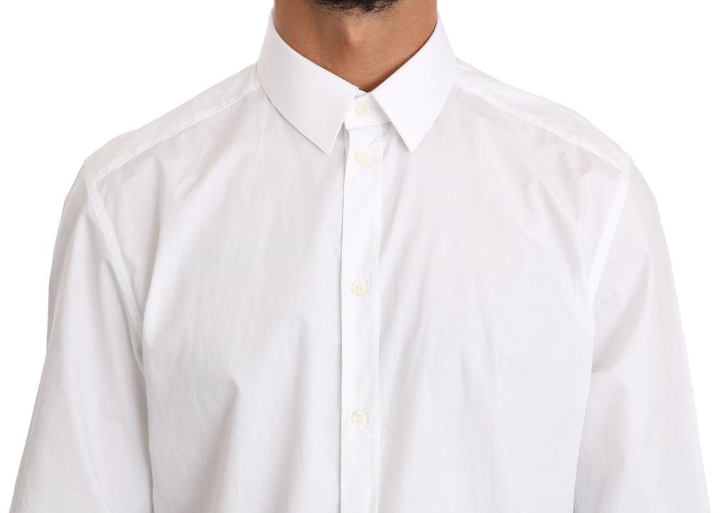 Dolce & Gabbana White Dress Shirt for Men side view