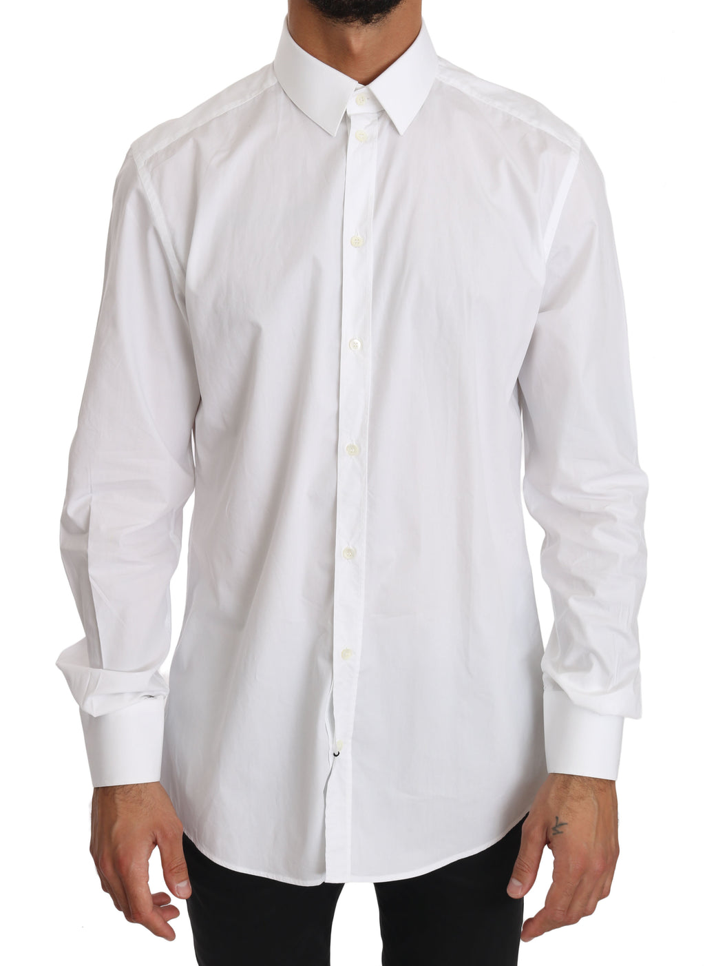 Dolce & Gabbana White Dress Shirt for Men