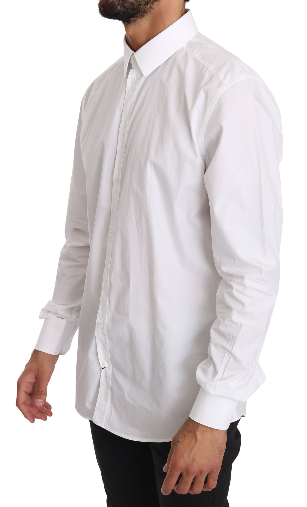 Dolce & Gabbana White Dress Shirt for Men detail view