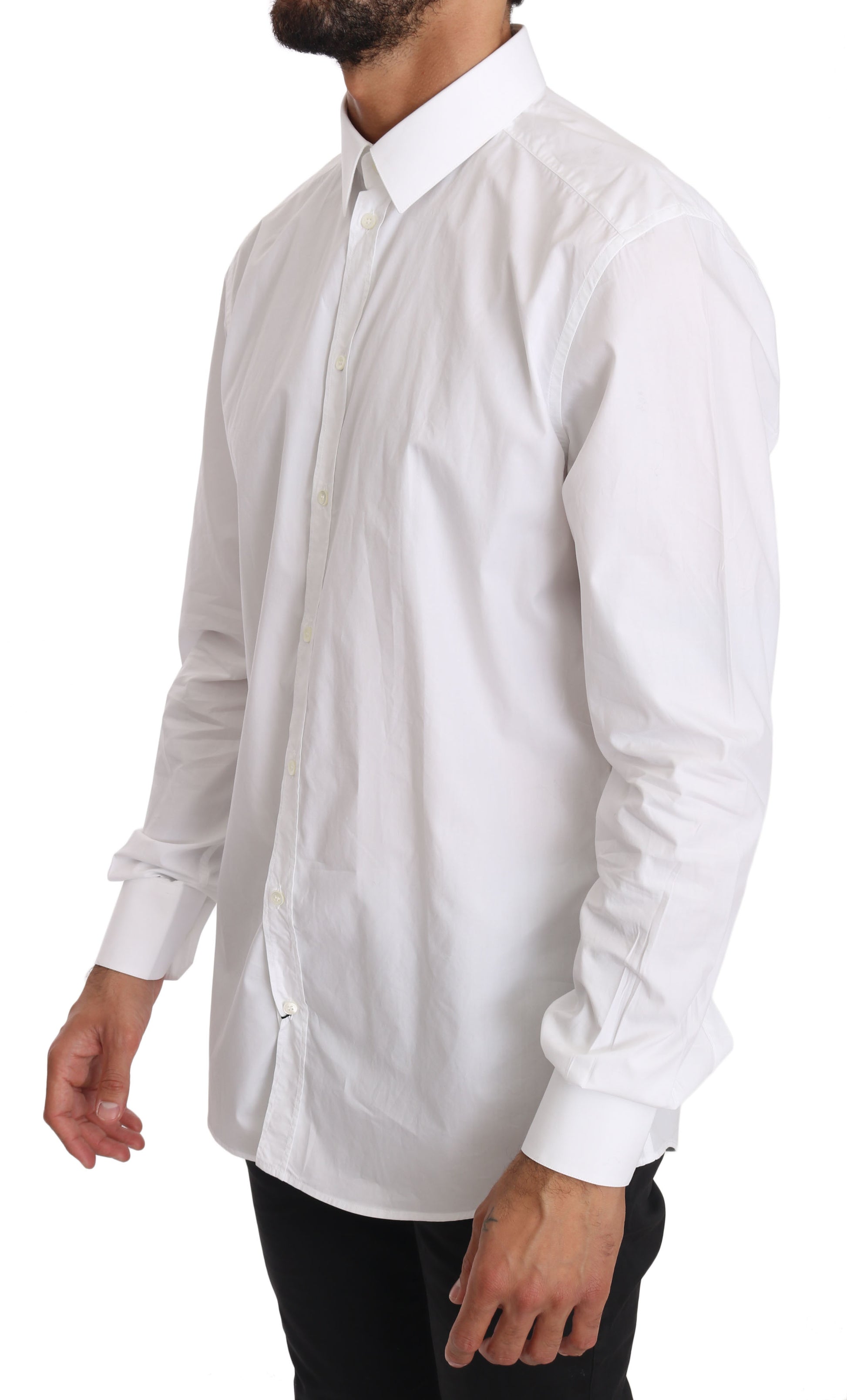 Dolce & Gabbana White Dress Shirt for Men detail view