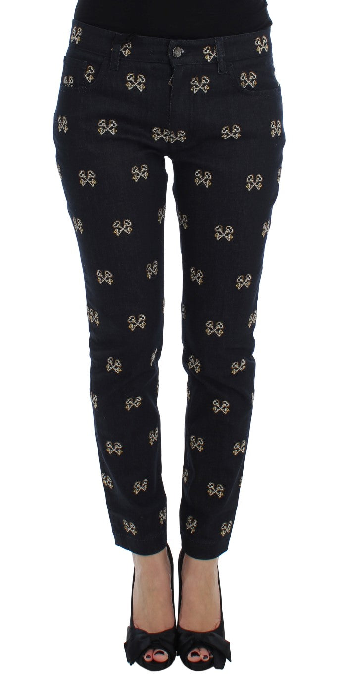 Dolce & Gabbana Blue Slim Fit Jeans for Women