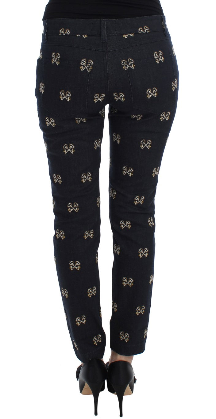 Dolce & Gabbana Blue Slim Fit Jeans for Women detail view