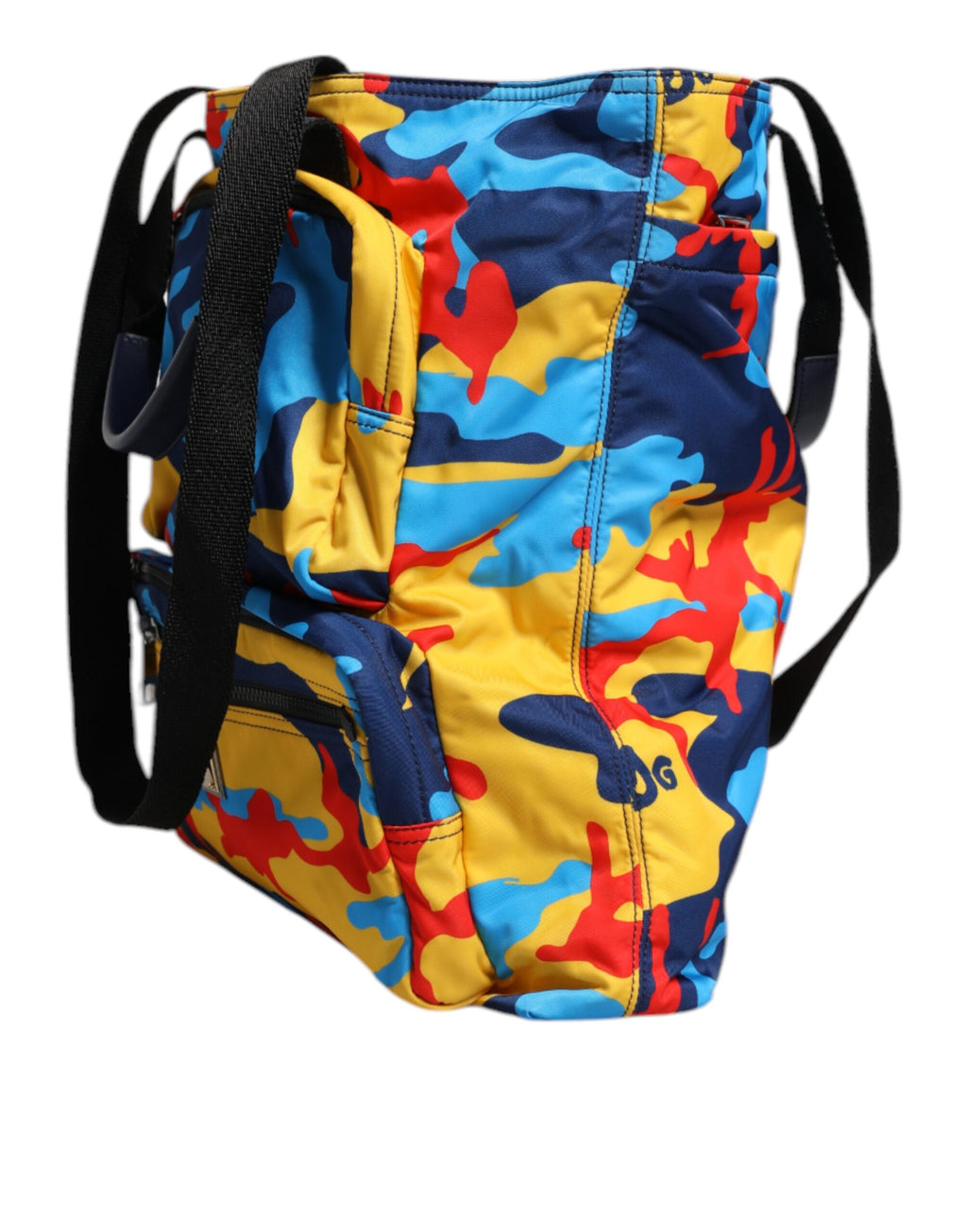 Sac cabas shopping Dolce & Gabbana en nylon camouflage multicolore
