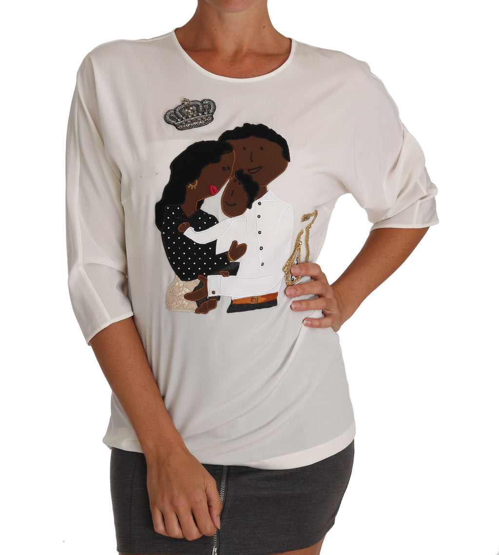 Dolce & Gabbana White T-Shirt for Women