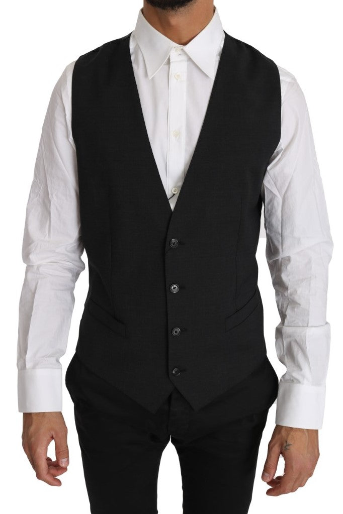 Dolce & Gabbana Grey Waistcoats for Men