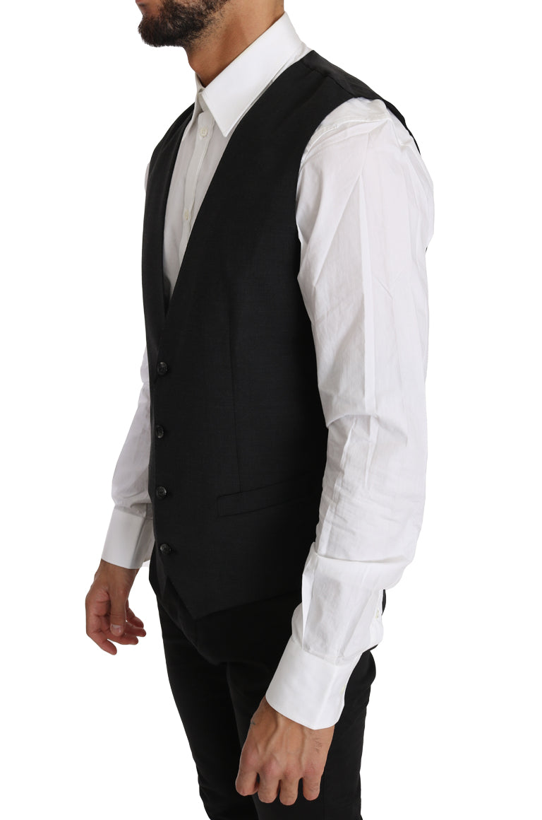 Dolce & Gabbana Grey Waistcoats for Men detail view