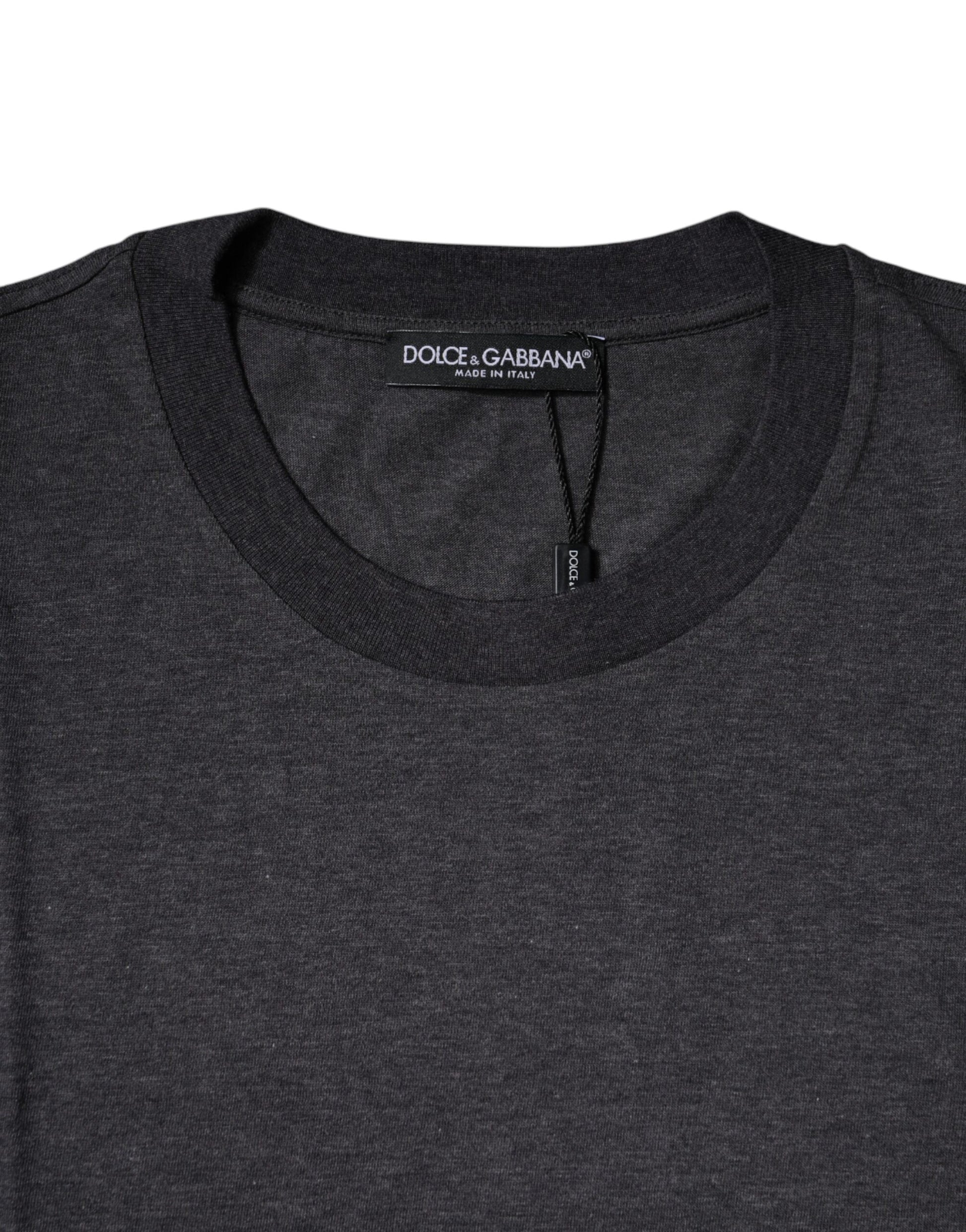 Dolce & Gabbana Grey T-Shirt for Men side view