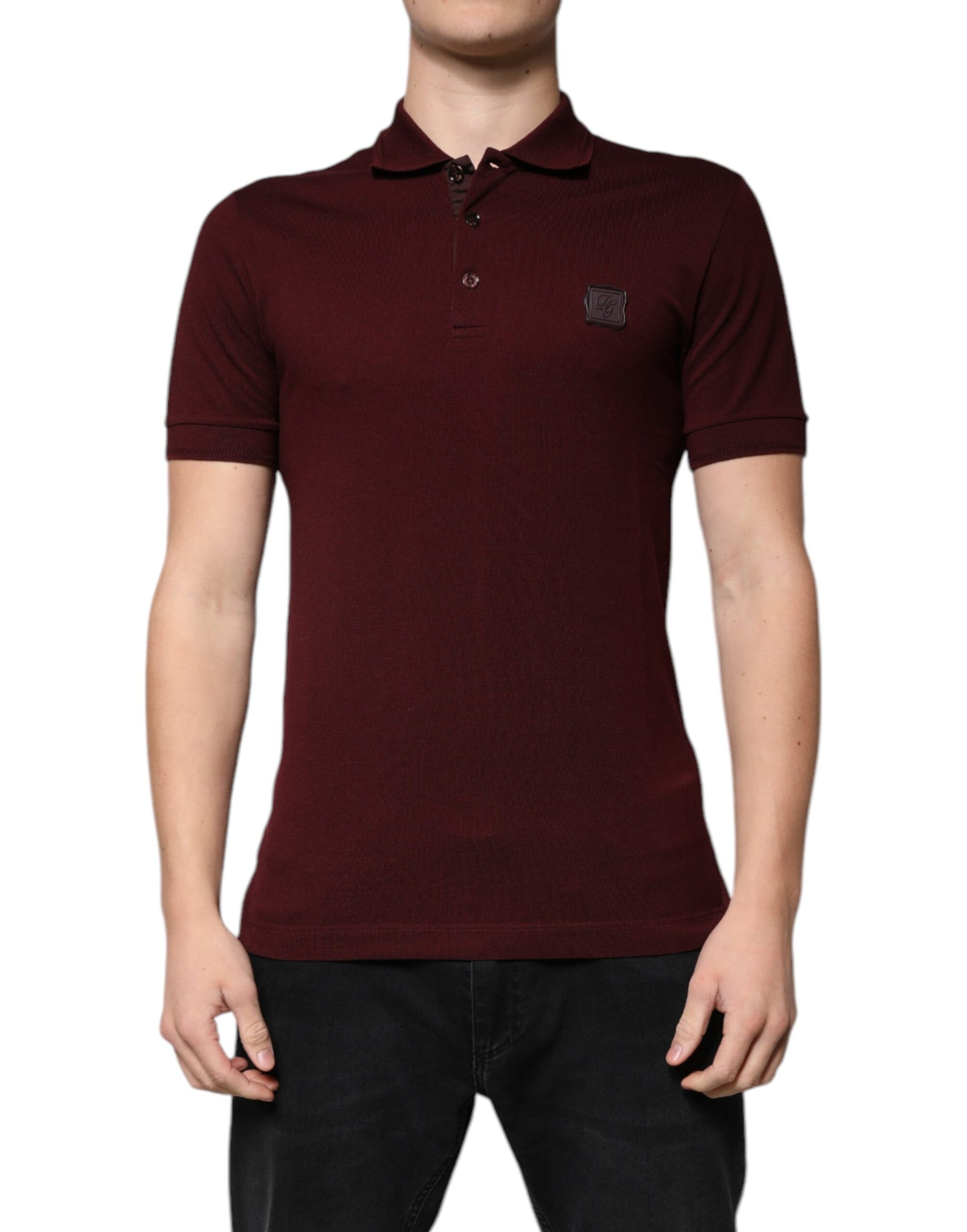 Dolce & Gabbana Red Polo Shirt for Men alternate view