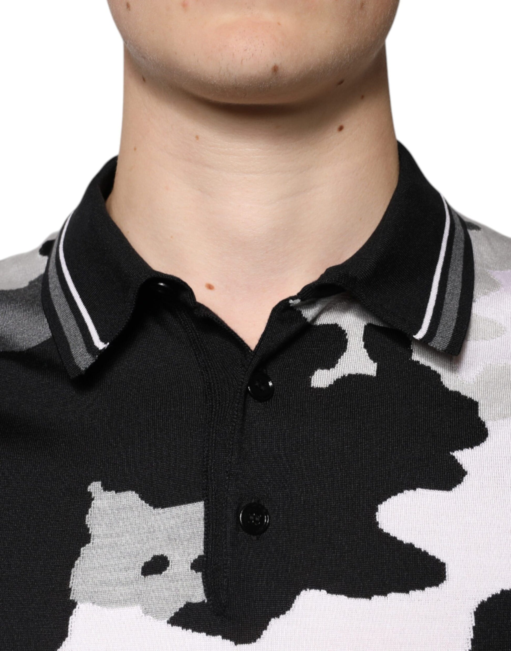 Dolce & Gabbana Multicolor Polo Shirt for Men additional view