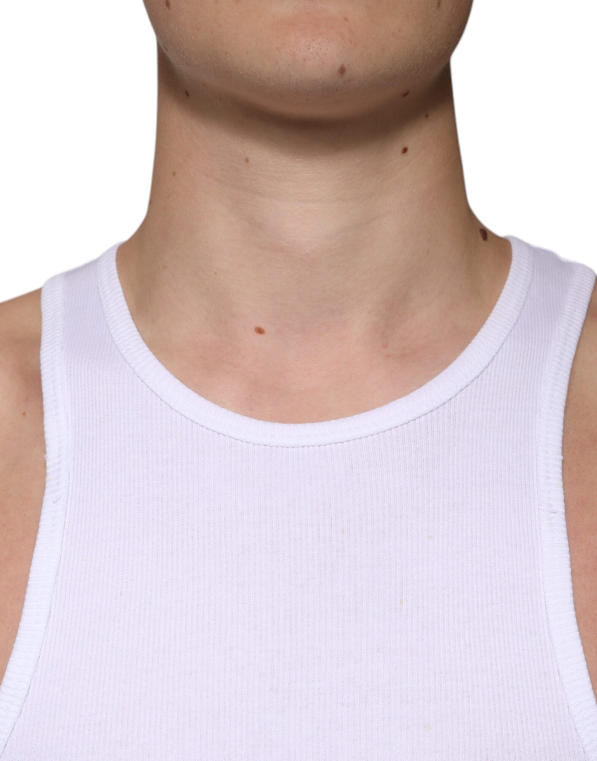 Dolce & Gabbana White Tank Tops T for Men additional view