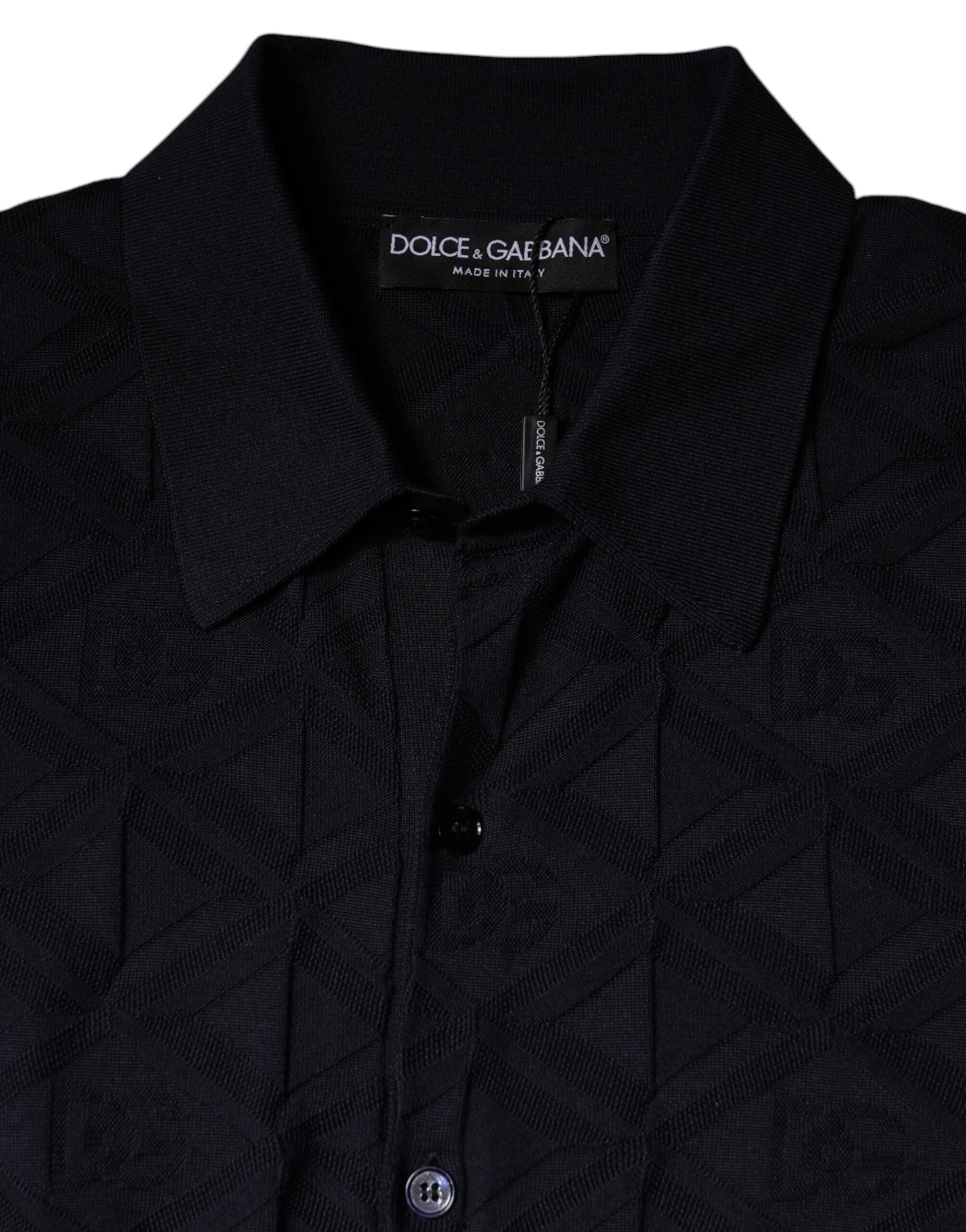 Dolce & Gabbana Black Cardigan for Men side view
