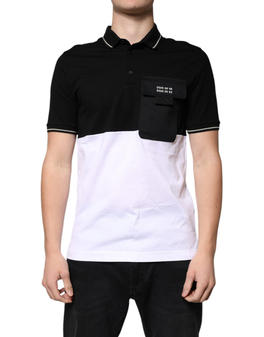 Dolce & Gabbana Black Polo Shirt for Men