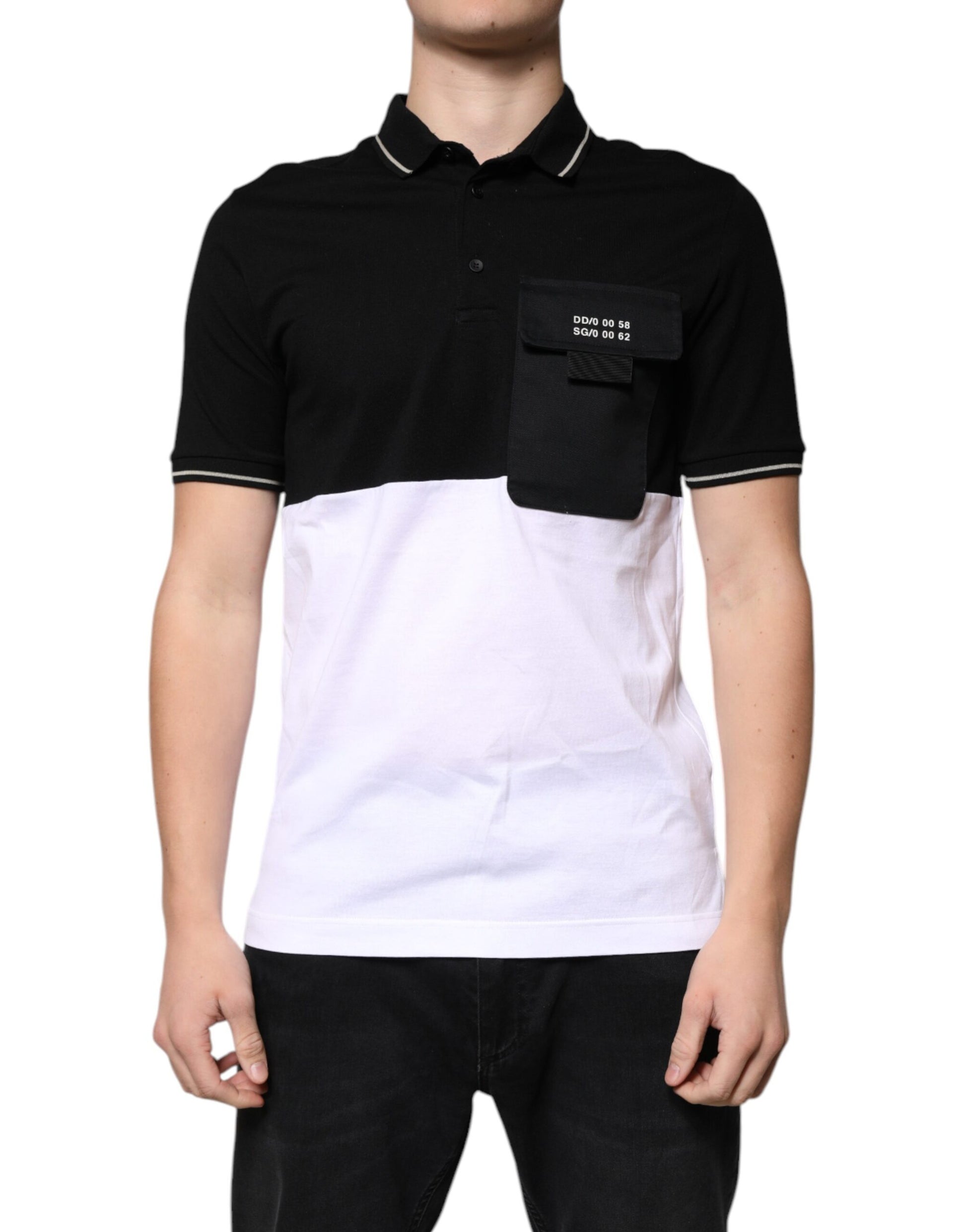 Dolce & Gabbana Black Polo Shirt for Men alternate view