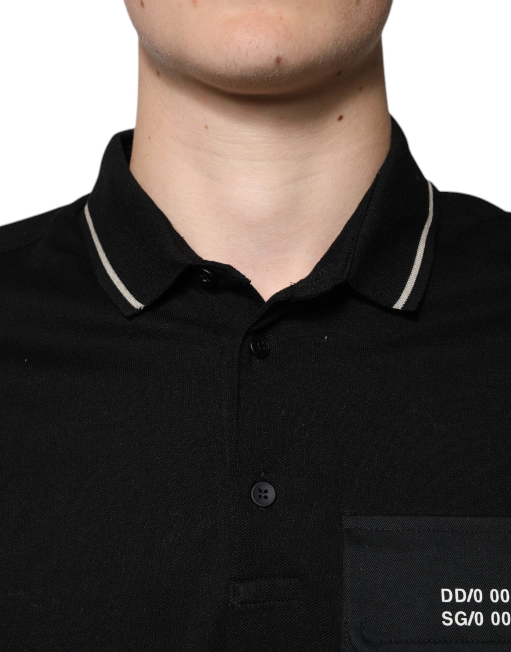 Dolce & Gabbana Black Polo Shirt for Men additional view