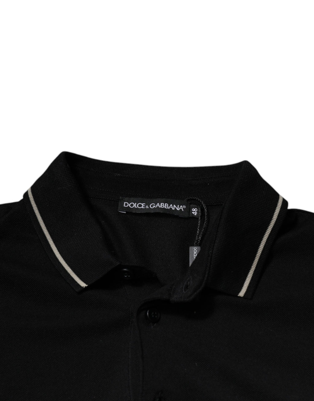 Dolce & Gabbana Black Polo Shirt for Men additional view