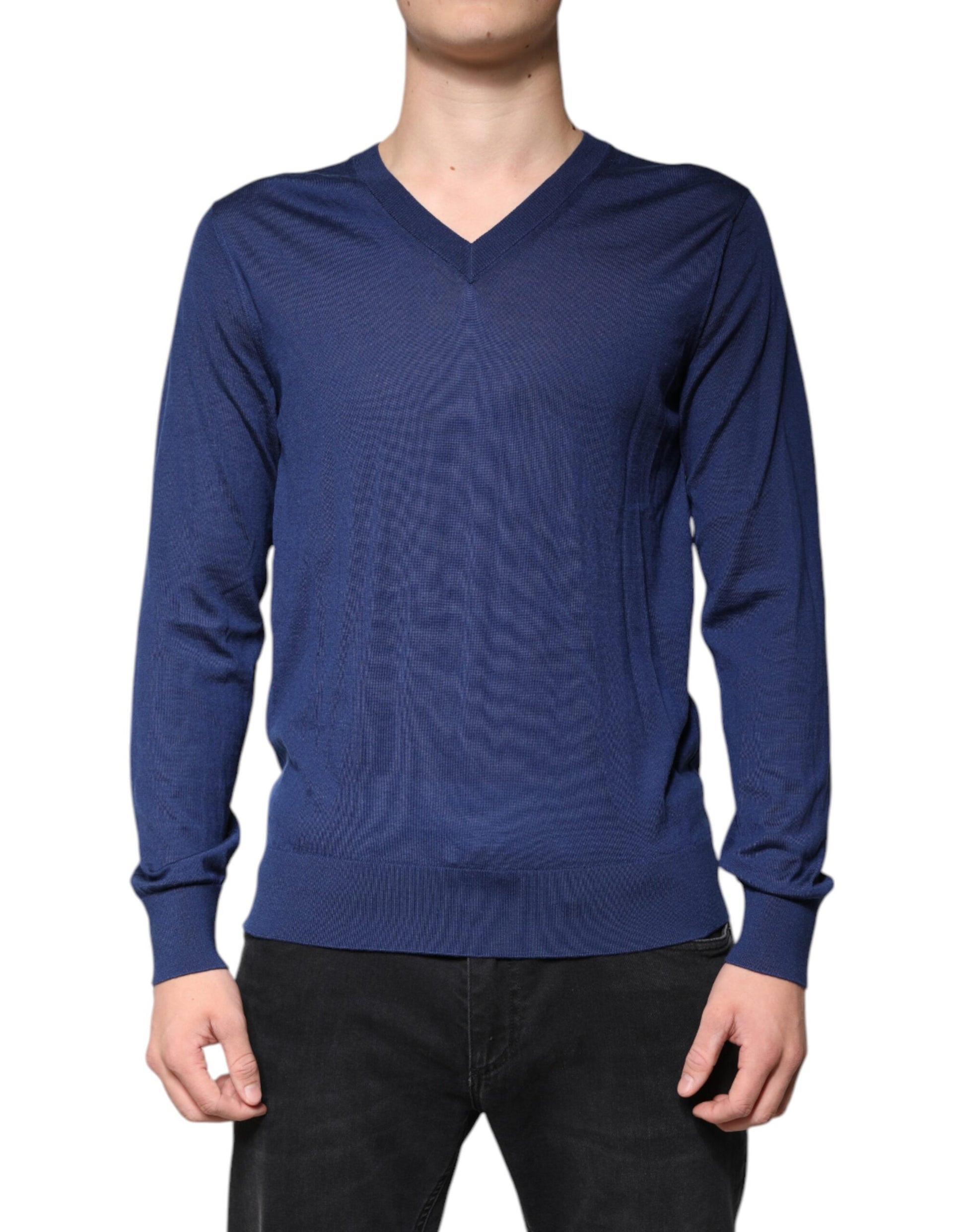 Dolce & Gabbana Blue Cashmere for Men