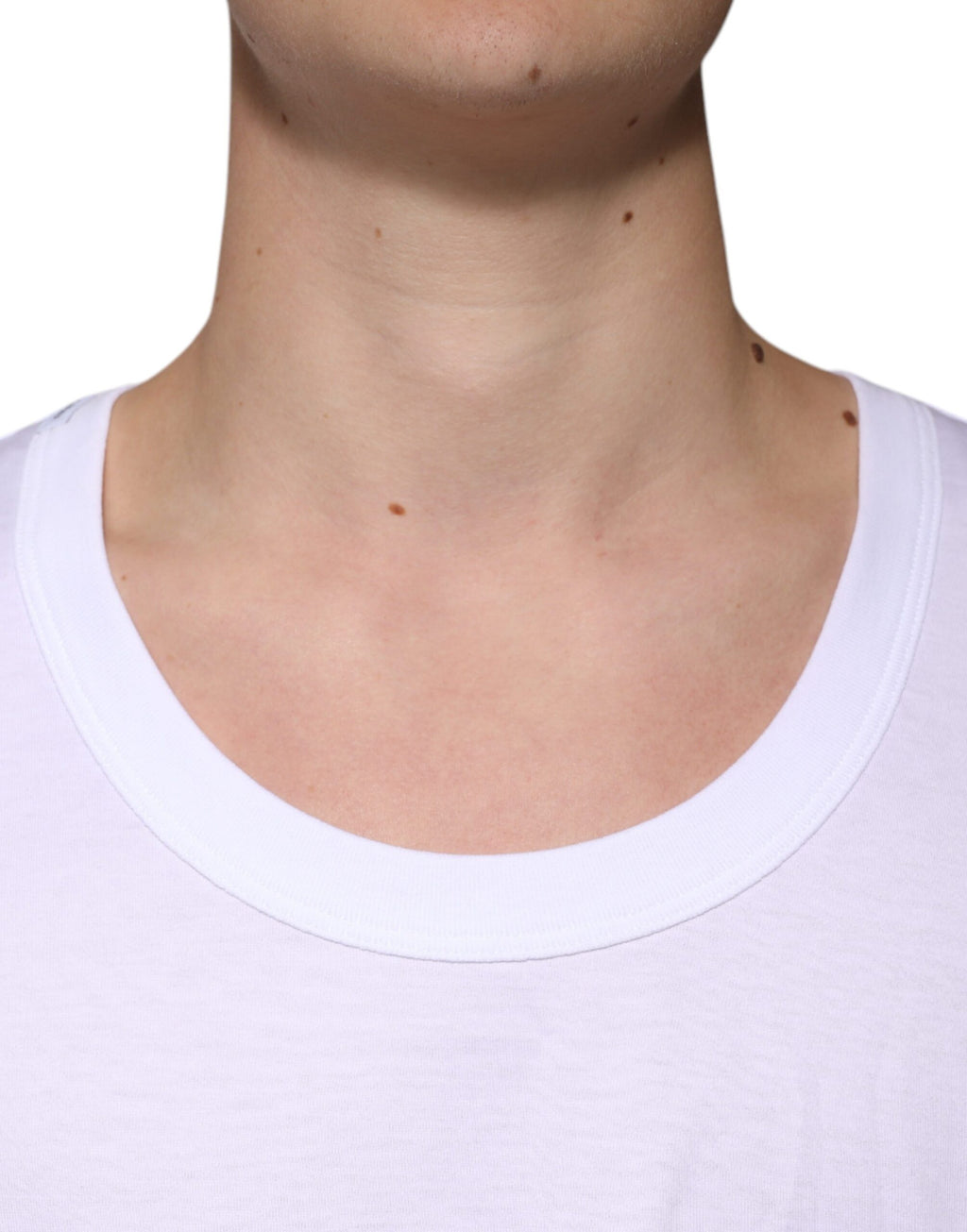 Dolce & Gabbana White Sleeveless T-Shirt for Men additional view
