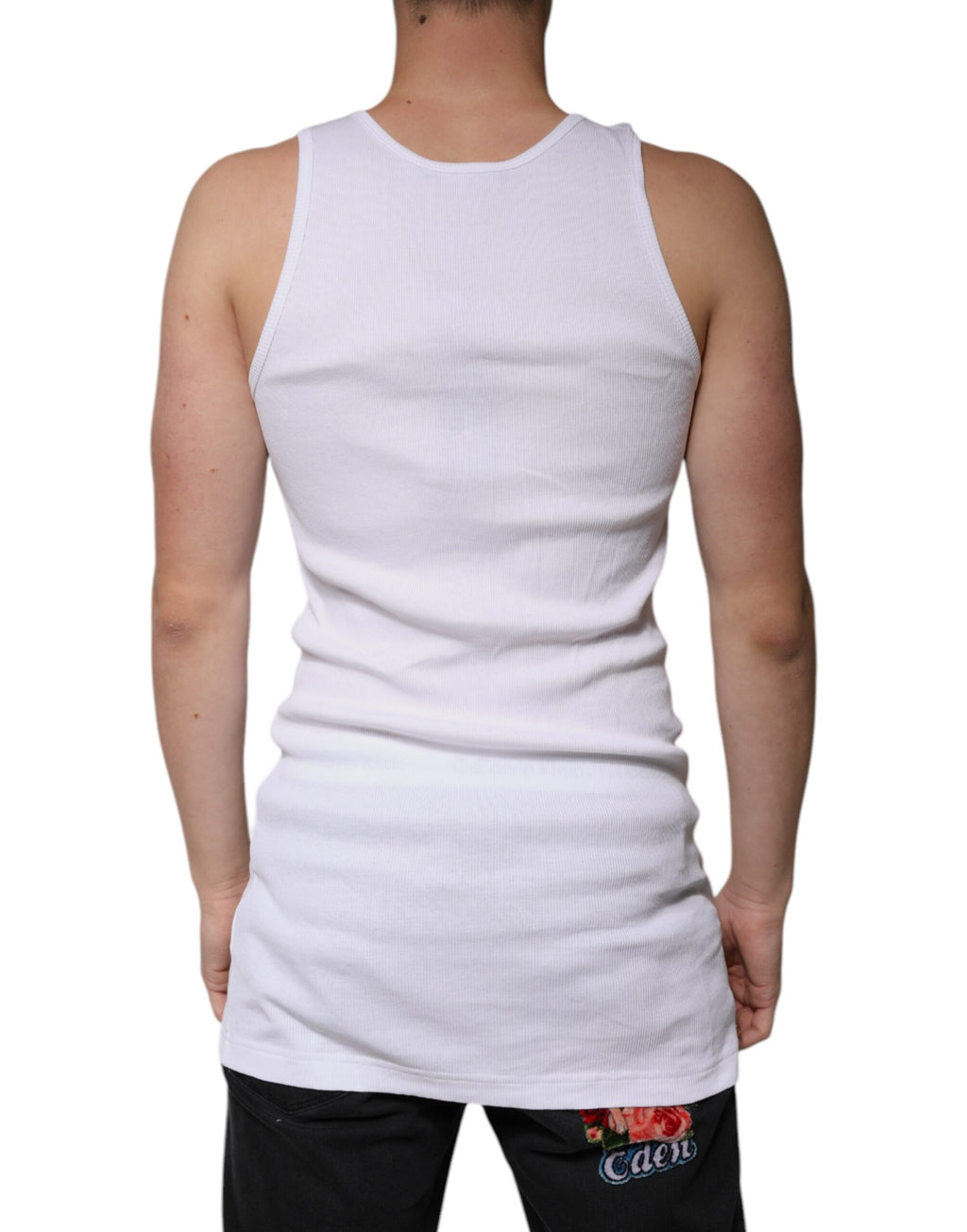 Dolce & Gabbana White Tank Tops T for Men side view
