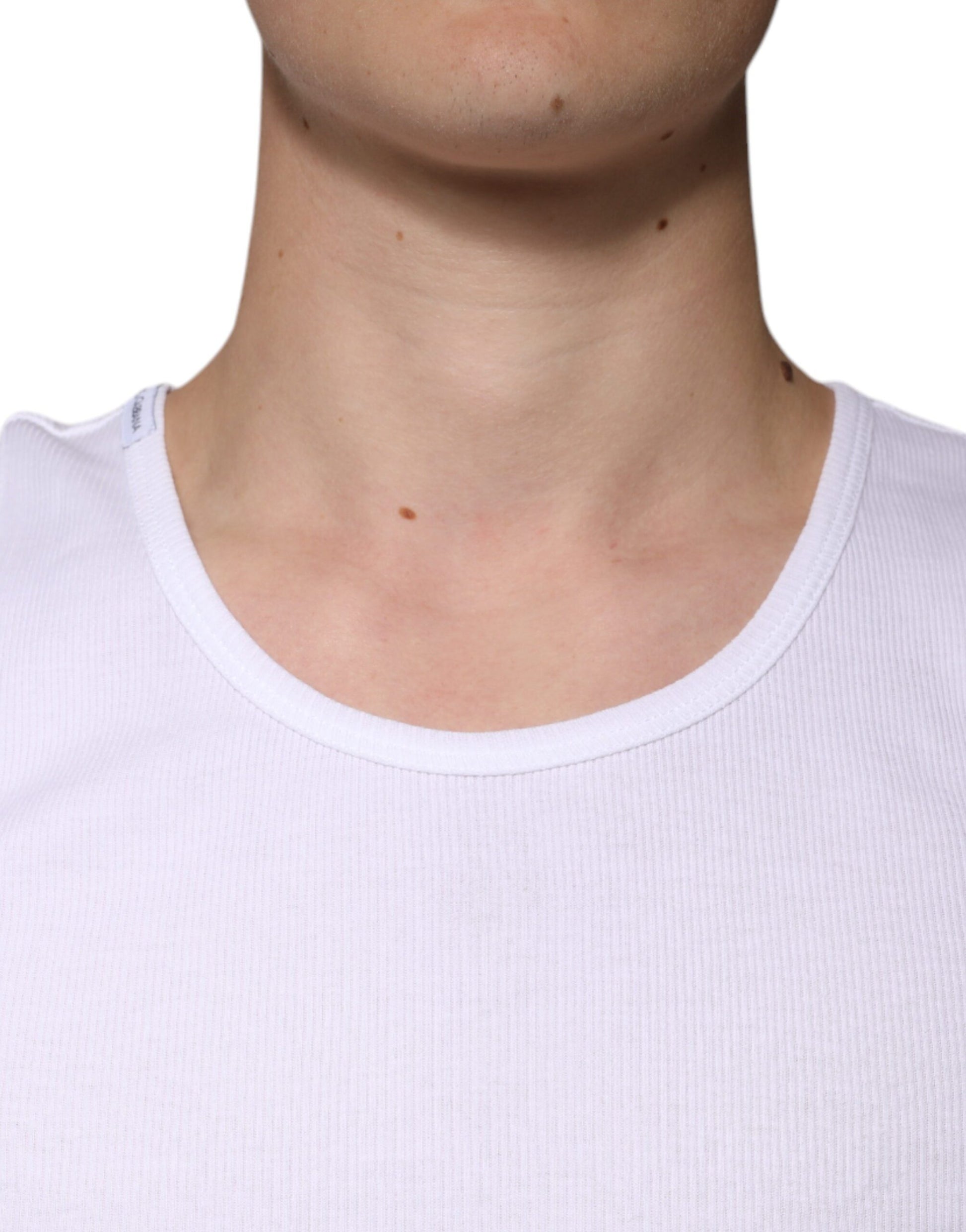 Dolce & Gabbana White Tank Tops T for Men additional view