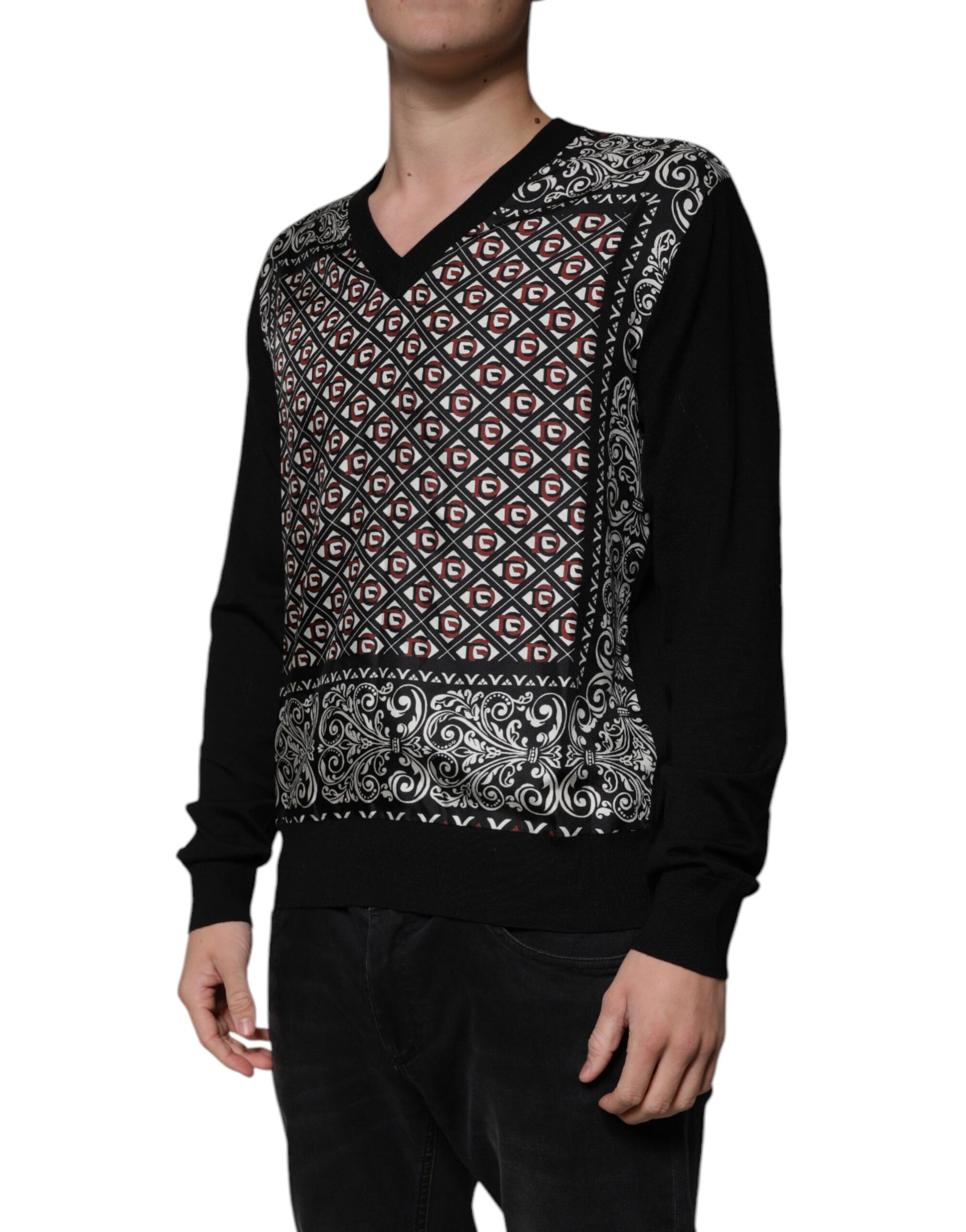 Dolce & Gabbana Black Sweatshirt for Men detail view