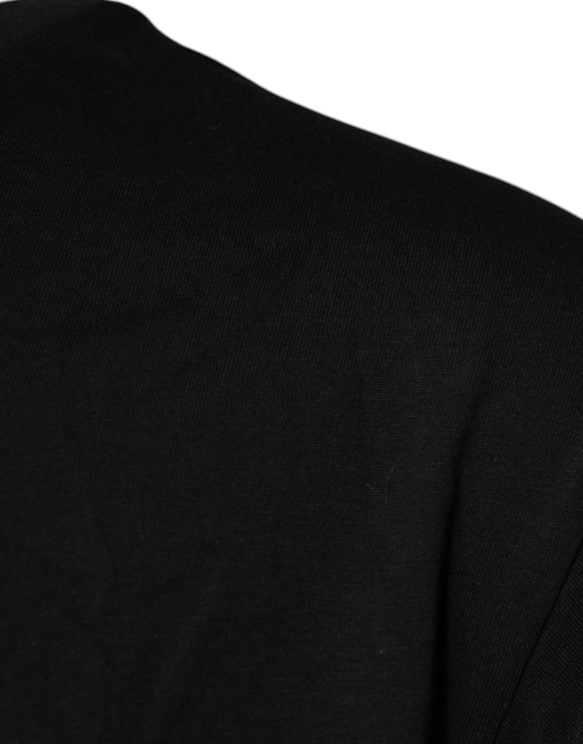 Dolce & Gabbana Black T-Shirt for Men detail view