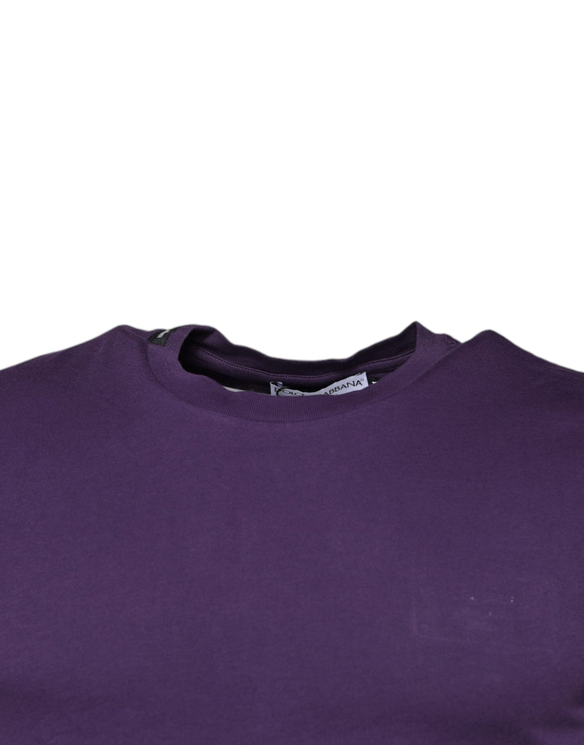 Dolce & Gabbana Purple T-Shirt for Men detail view
