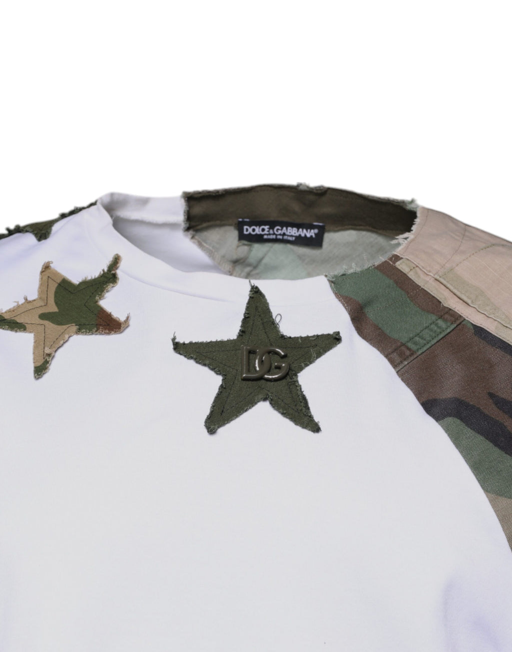 Dolce & Gabbana White T-Shirt for Men detail view
