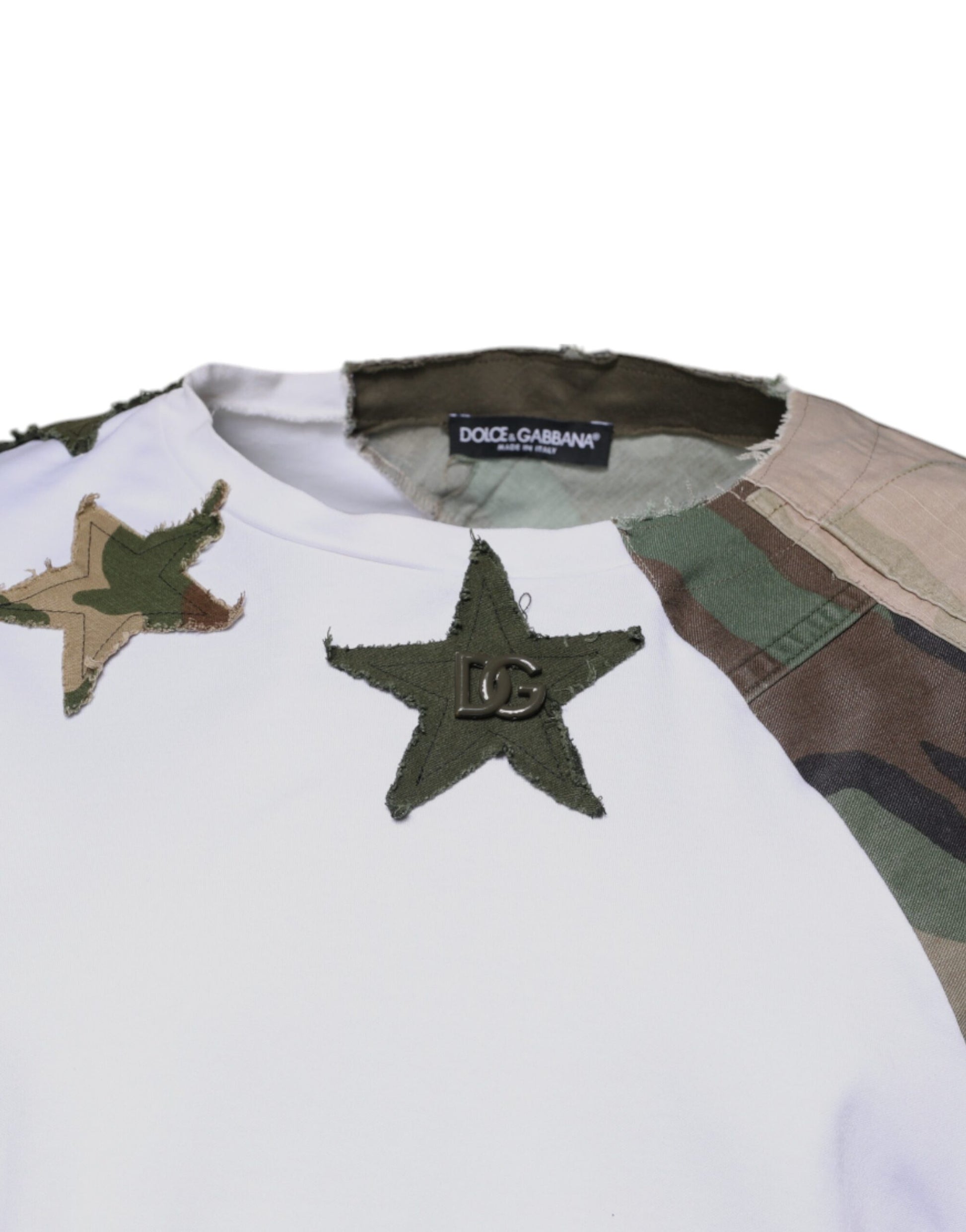 Dolce & Gabbana White T-Shirt for Men detail view