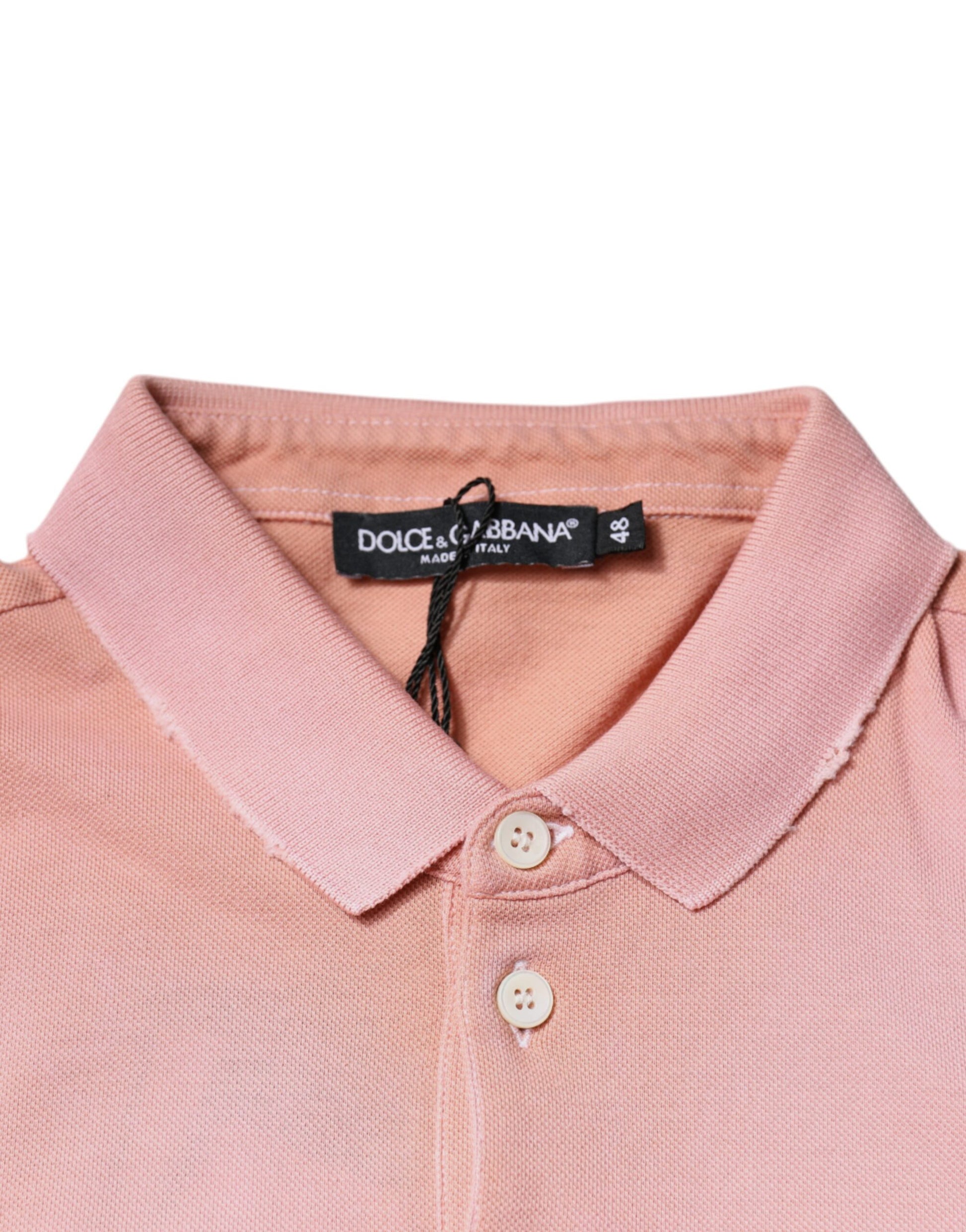 Dolce & Gabbana Pink Polo Shirt for Men additional view
