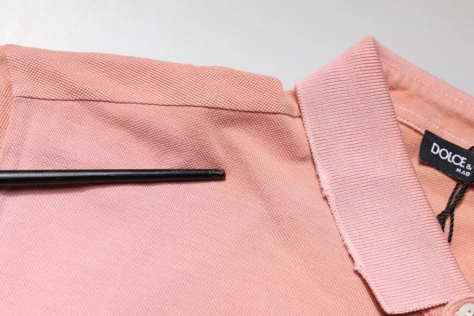 Dolce & Gabbana Pink Polo Shirt for Men additional view
