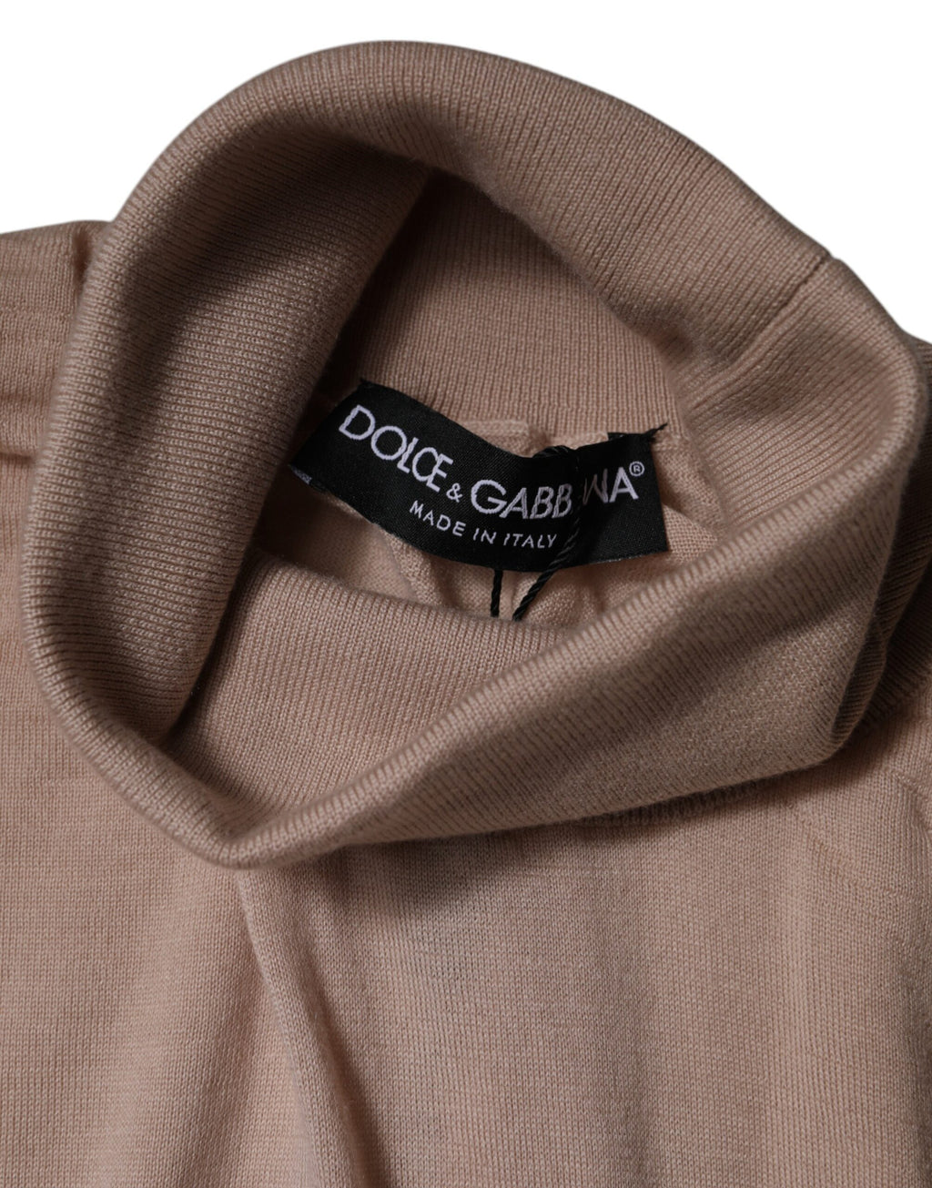 Dolce & Gabbana Beige Turtleneck for Men side view