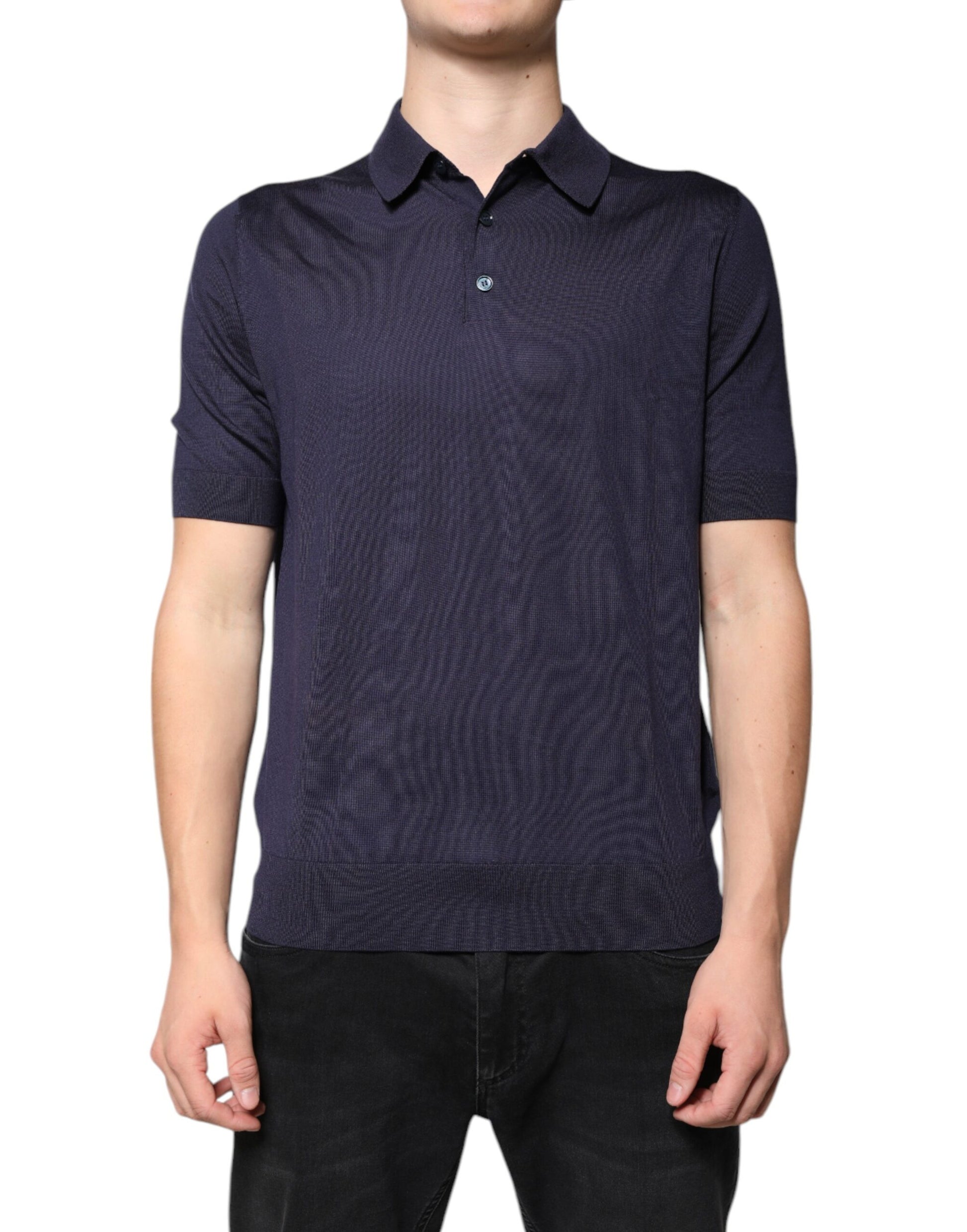 Dolce & Gabbana Blue Polo Shirt for Men alternate view