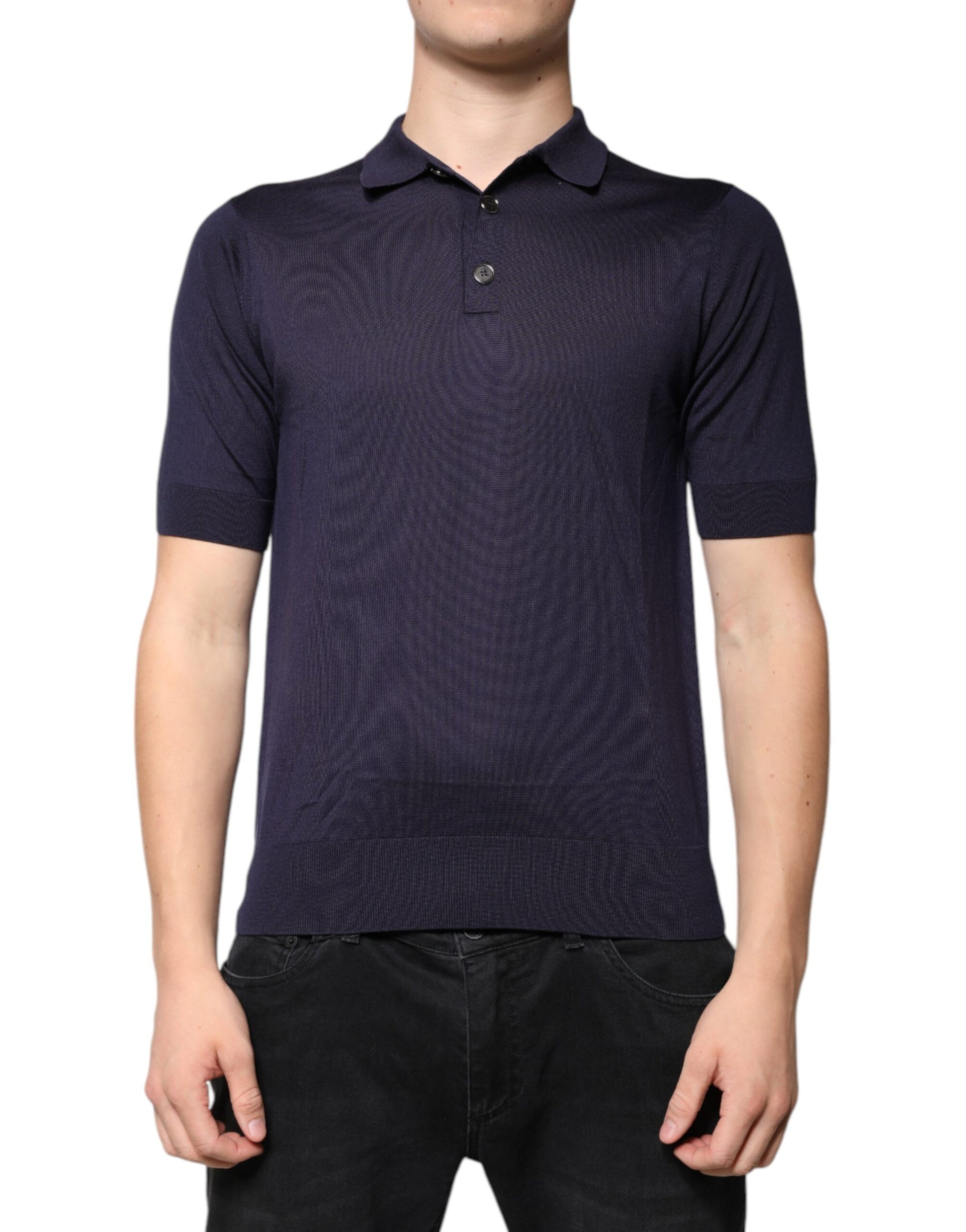 Dolce & Gabbana Blue Polo Shirt for Men alternate view