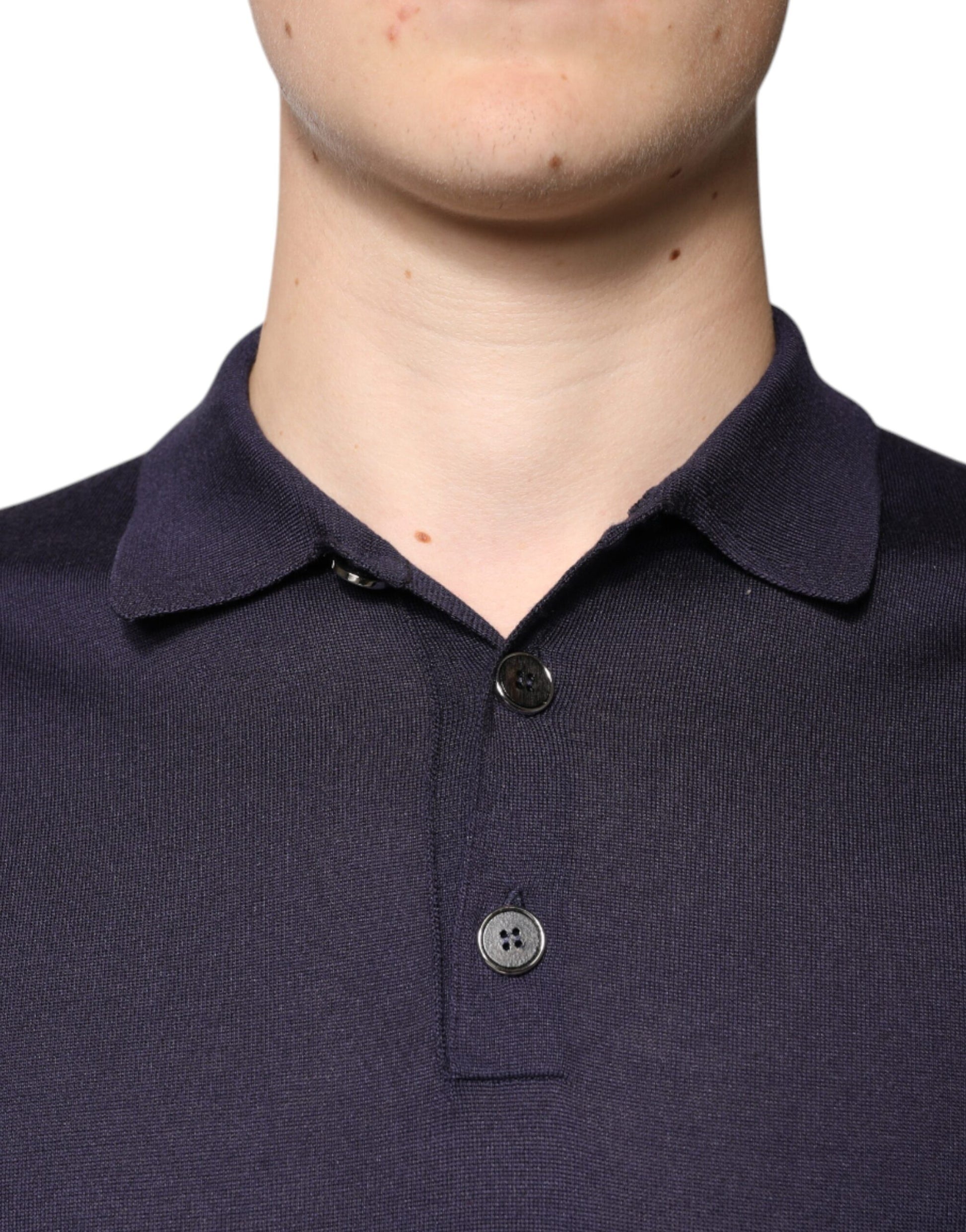 Dolce & Gabbana Blue Polo Shirt for Men additional view