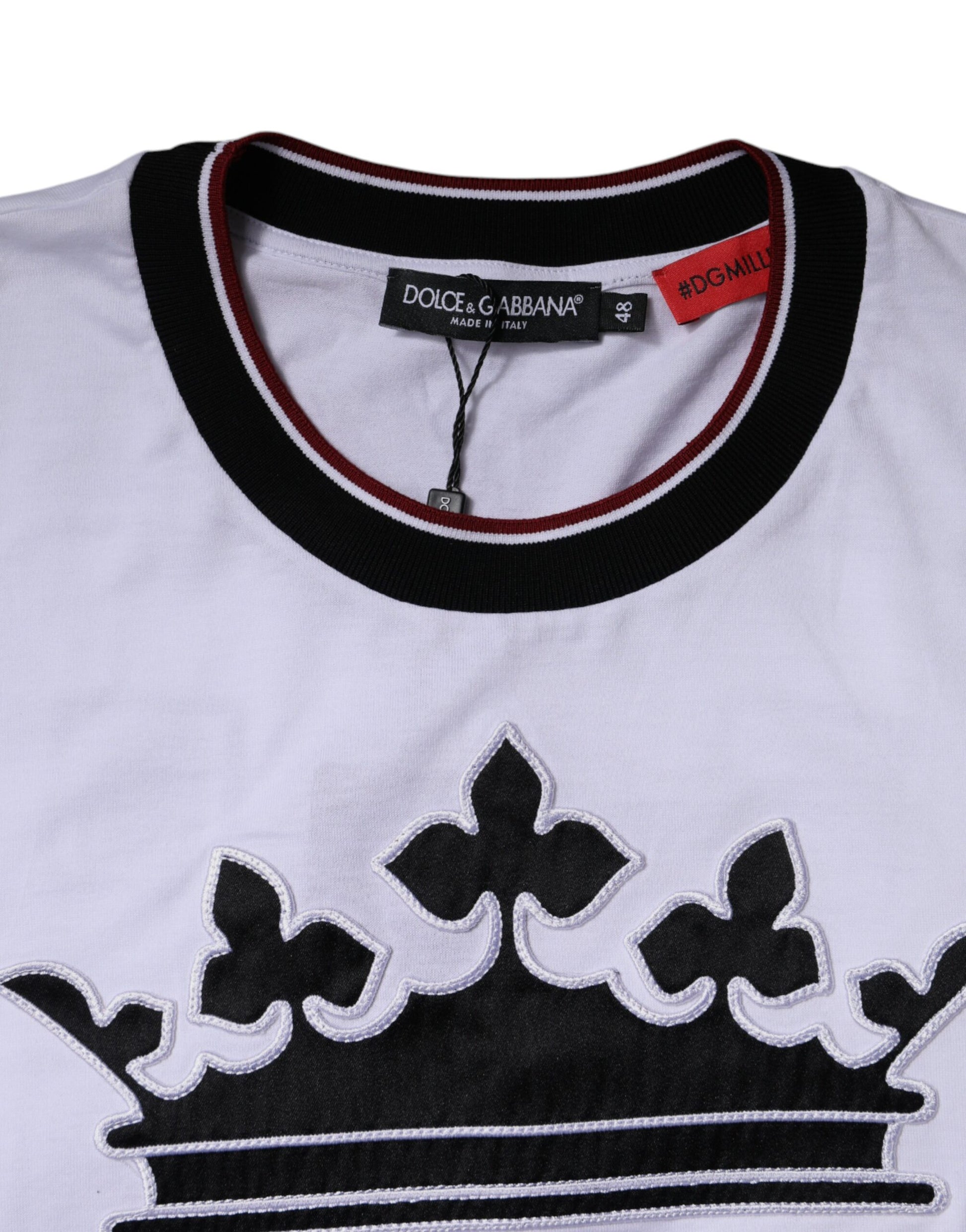 Dolce & Gabbana White T-Shirt for Men side view