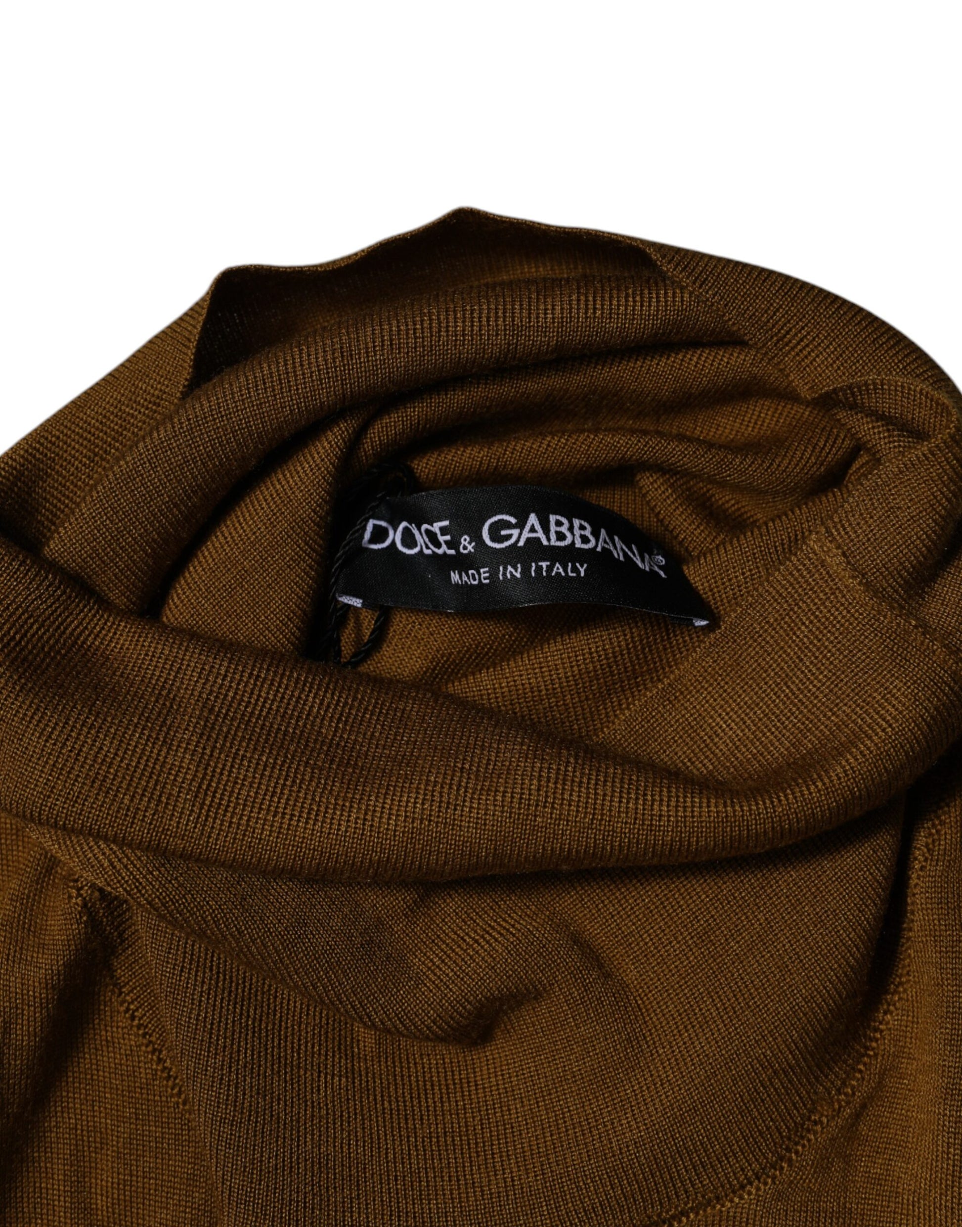 Dolce & Gabbana Brown Turtleneck for Men side view