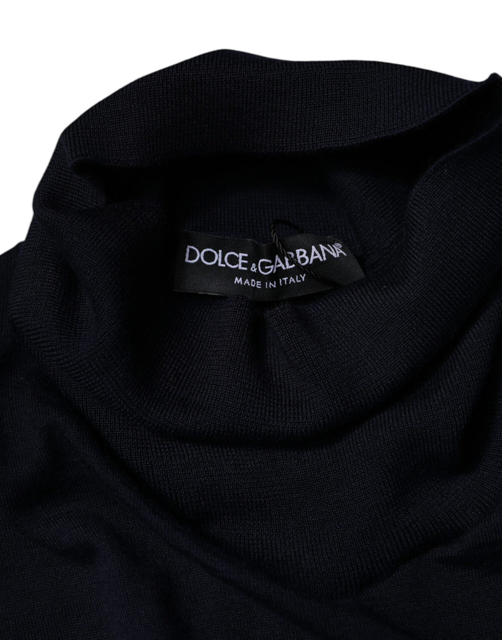 Dolce & Gabbana Blue Turtleneck for Men side view