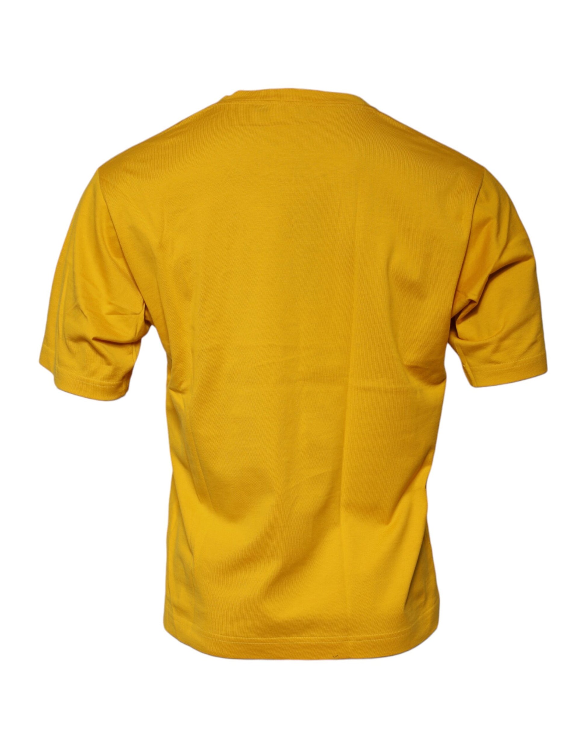 Dolce & Gabbana Yellow T-Shirt for Men detail view