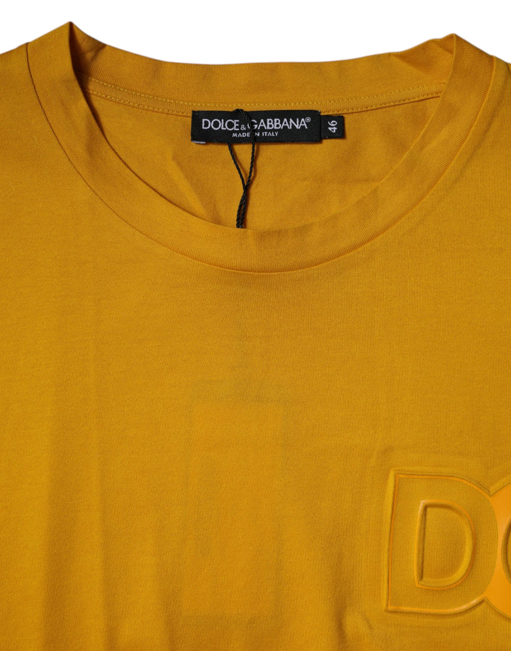 Dolce & Gabbana Yellow T-Shirt for Men side view